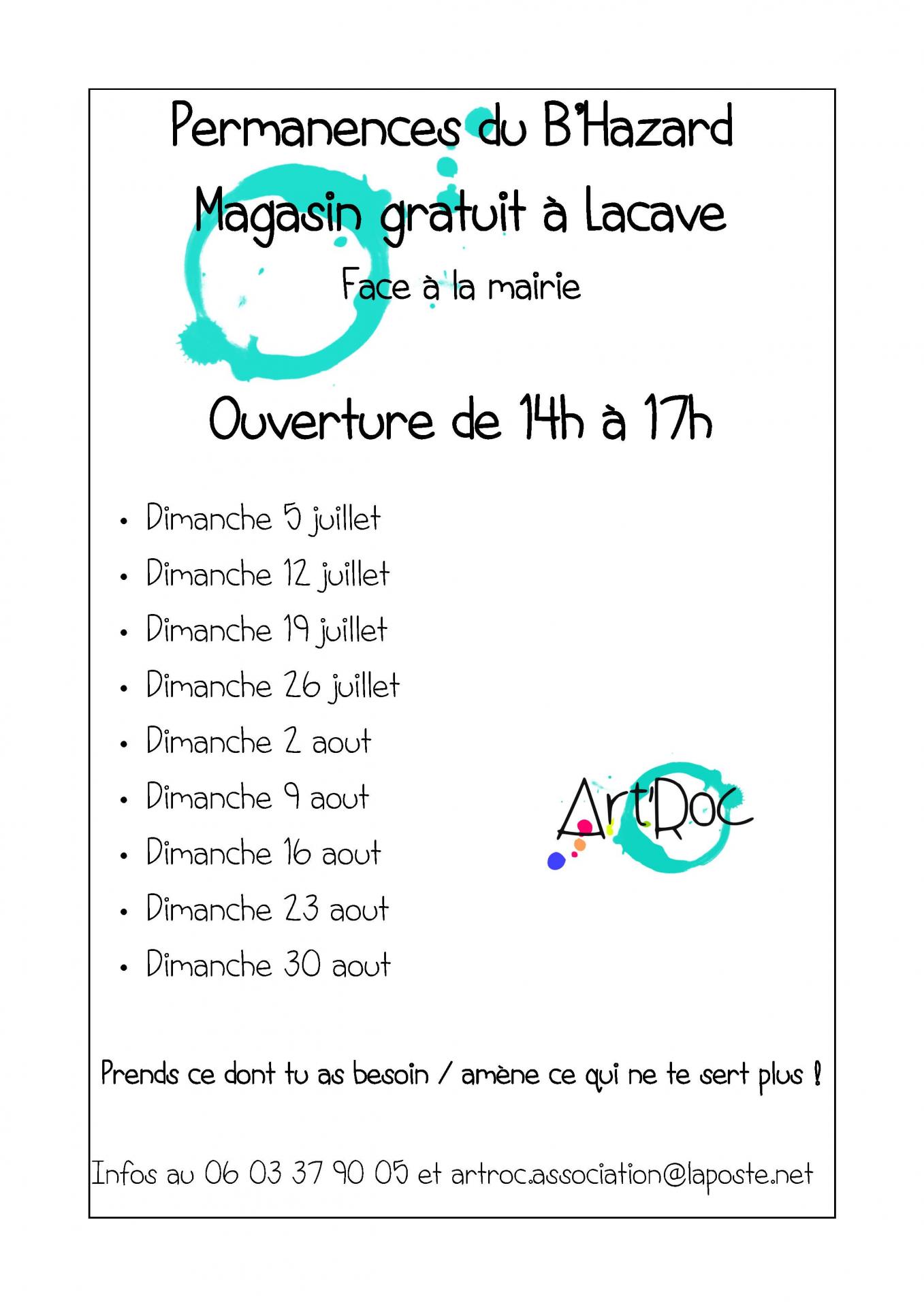 Affiche permanences